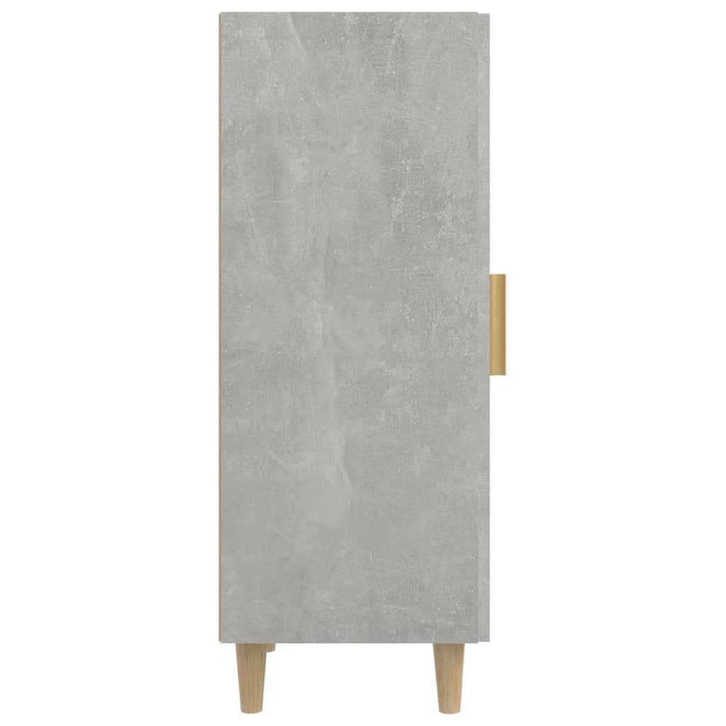 vidaXL Ντουλάπι Γκρι Σκυροδέματος 34,5x34x90 εκ. Επεξεργασμένο Ξύλο