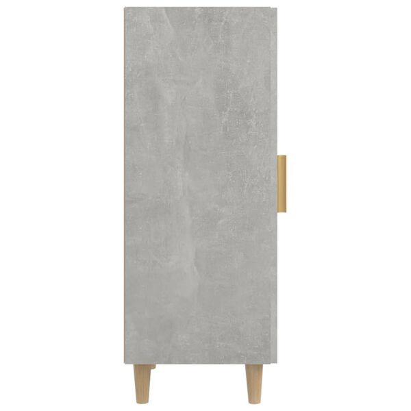 vidaXL Ντουλάπι Γκρι Σκυροδέματος 34,5x34x90 εκ. Επεξεργασμένο Ξύλο