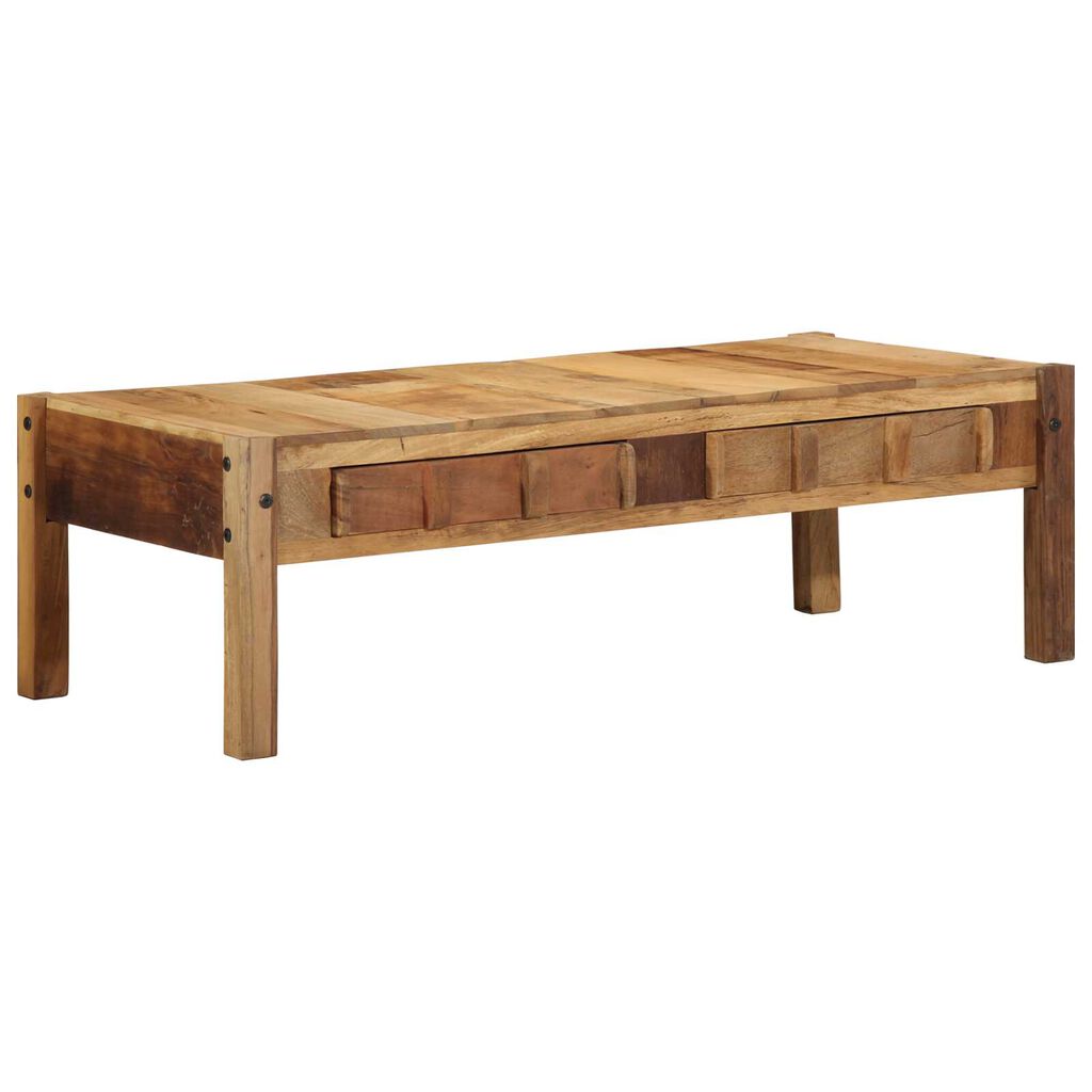 vidaXL Τραπεζάκι σαλονιού with Drawer Καφέ 110 x 55 x 35 cm