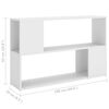vidaXL Βιβλιοθήκη Λευκή 100 x 24 x 63 εκ. από Επεξεργασμένο Ξύλο