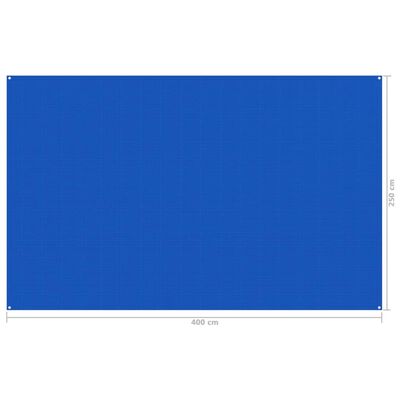 vidaXL Χαλί Σκηνής Μπλε 250 x 400 εκ.