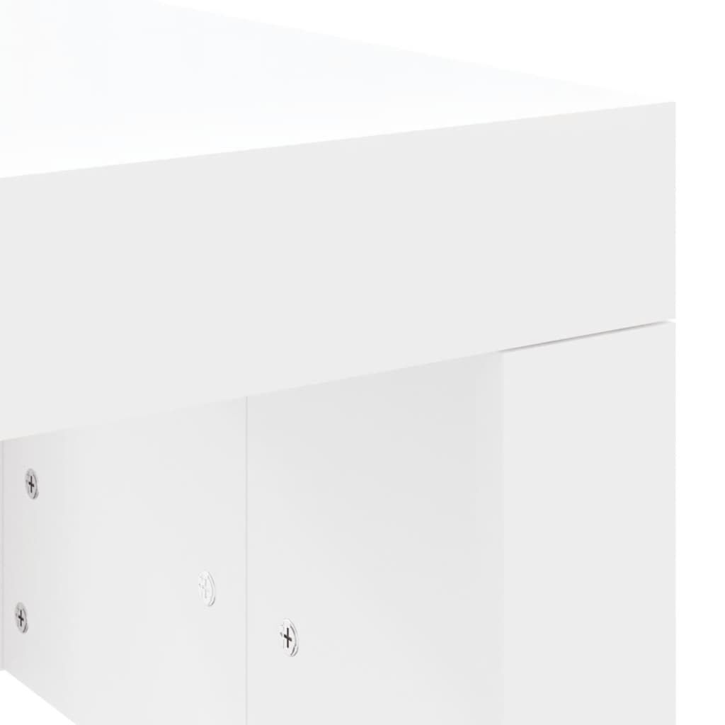 vidaXL Τραπεζάκι Σαλονιού Λευκό 102 x 50 x 36 εκ. Επεξεργασμένο Ξύλο