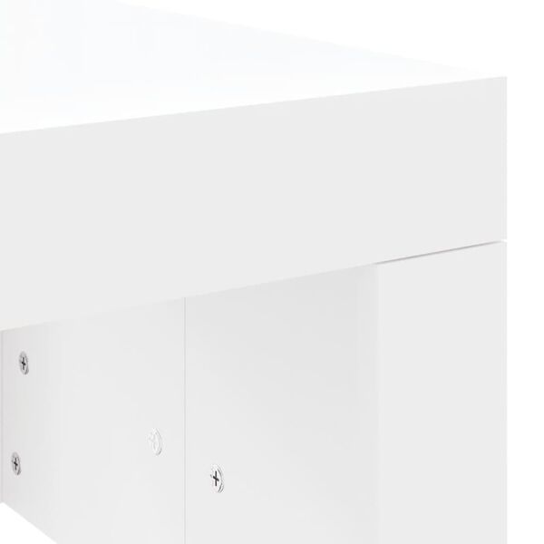 vidaXL Τραπεζάκι Σαλονιού Λευκό 102 x 50 x 36 εκ. Επεξεργασμένο Ξύλο