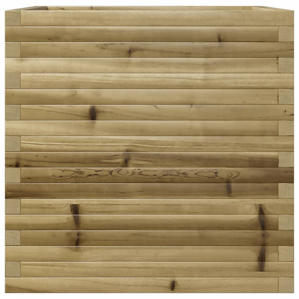 vidaXL Ζαρντινιέρα Κήπου 70x70x68,5 εκ. από Εμποτισμένο Ξύλο Πεύκου