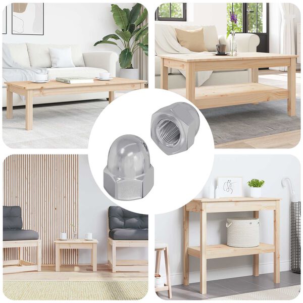 vidaXL &Kappa;&alpha;&rho;ύ&delta;&iota;&alpha; &Beta;&epsilon;&lambda;&alpha;&nu;&iota;&delta;&iota;ά&sigmaf; 2 pcs &Alpha;&sigma;&eta;&mu;ί 12,8 x 12,8 x 6,5 &epsilon;&kappa;&alpha;&tau;&omicron;&sigma;&tau;ά