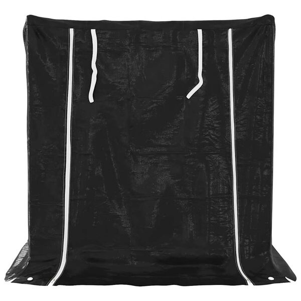 vidaxL Ράφι για καυσόξυλα με κάλυμμα βροχής 100,5x80,5x110,5 εκ.