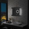 vidaXL Καθρέφτης Μπάνιου Τοίχου με LED/Αισθητήρα Κίνησης 80 x 60 εκ.