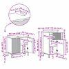 vidaXL Σετ Επίπλων Μπάνιου 2 pcs Γυαλιστερό λευκό 39.5 x 36 x 88 εκ