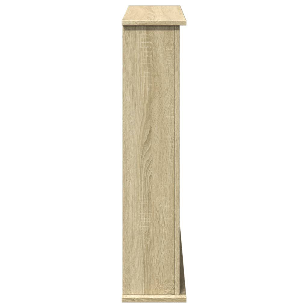 vidaXL Πλαίσιο Τζακιού Sonoma Δρυς 75x20x87,5 εκ. από Επεξ. Ξύλο