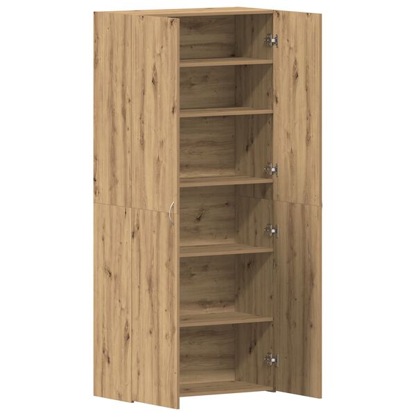 vidaXL Ντουλάπι Παπουτσιών Artisan Oak 80x35,5x180 εκ Επεξεργασμένο Ξύλο