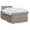 vidaXL &Kappa;&rho;&epsilon;&beta;ά&tau;&iota; Boxspring &mu;&epsilon; &Sigma;&tau;&rho;ώ&mu;&alpha; Taupe 120x190 &epsilon;&kappa;. &Upsilon;&phi;&alpha;&sigma;&mu;ά&tau;&iota;&nu;&omicron;