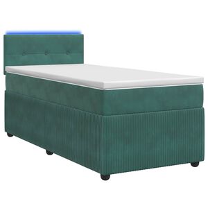 vidaXL &Kappa;&rho;&epsilon;&beta;ά&tau;&iota; box spring &mu;&epsilon; &sigma;&tau;&rho;ώ&mu;&alpha; &Sigma;&kappa;&omicron;ύ&rho;&omicron; &Pi;&rho;ά&sigma;&iota;&nu;&omicron; 90 x 190 cm &Beta;&epsilon;&lambda;&omicron;ύ&delta;&omicron;