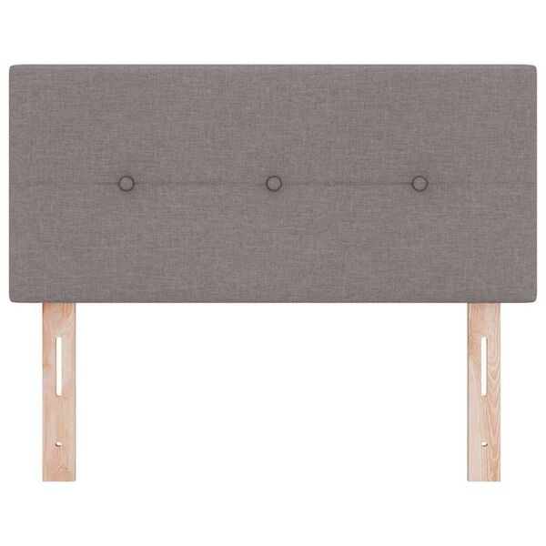 vidaXL Κεφαλάρι με κεφαλάρι Taupe 100 cm ύφασμα