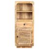vidaXL Ντουλάπι με Συρτάρι/Ράφια 45x32x110 εκ. Ακατέργαστο Ξύλο Μάνγκο