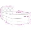 vidaXL &Kappa;&rho;&epsilon;&beta;ά&tau;&iota; Boxspring &mu;&epsilon; &Sigma;&tau;&rho;ώ&mu;&alpha; &Sigma;&kappa;&omicron;ύ&rho;&omicron; &Pi;&rho;ά&sigma;&iota;&nu;&omicron; 90x190 &epsilon;&kappa;. &Beta;&epsilon;&lambda;&omicron;ύ&delta;&iota;&nu;&omicron;