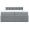 vidaXL &Kappa;&rho;&epsilon;&beta;ά&tau;&iota; Boxspring &mu;&epsilon; &Sigma;&tau;&rho;ώ&mu;&alpha; &Alpha;&nu;&omicron;&iota;&chi;&tau;ό &Gamma;&kappa;&rho;&iota; 200x200 &epsilon;&kappa;. &Upsilon;&phi;&alpha;&sigma;&mu;ά&tau;&iota;&nu;&omicron;
