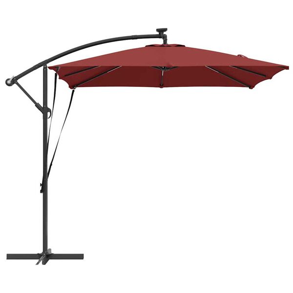 vidaXL Ομπρέλα Cantilever Banana Τερακότα 249 x 249 x 250 εκ.