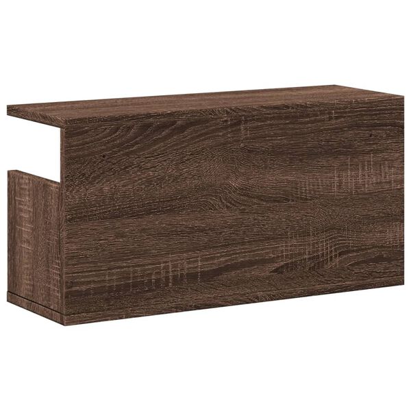 vidaXL Ντουλάπι Τοίχου Καφέ Δρυς 60x20x30 εκ. από Επεξεργασμένο Ξύλο