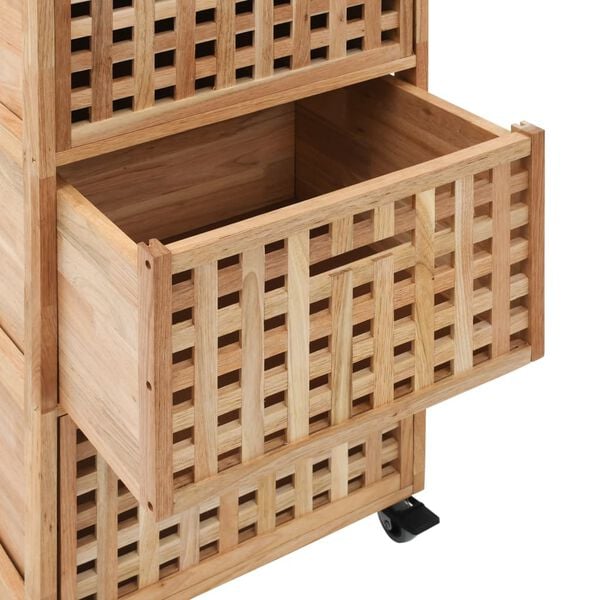 vidaXL Ντουλάπι Μπάνιου 41 x 41 x 91 εκ. από Μασίφ Ξύλο Καρυδιάς