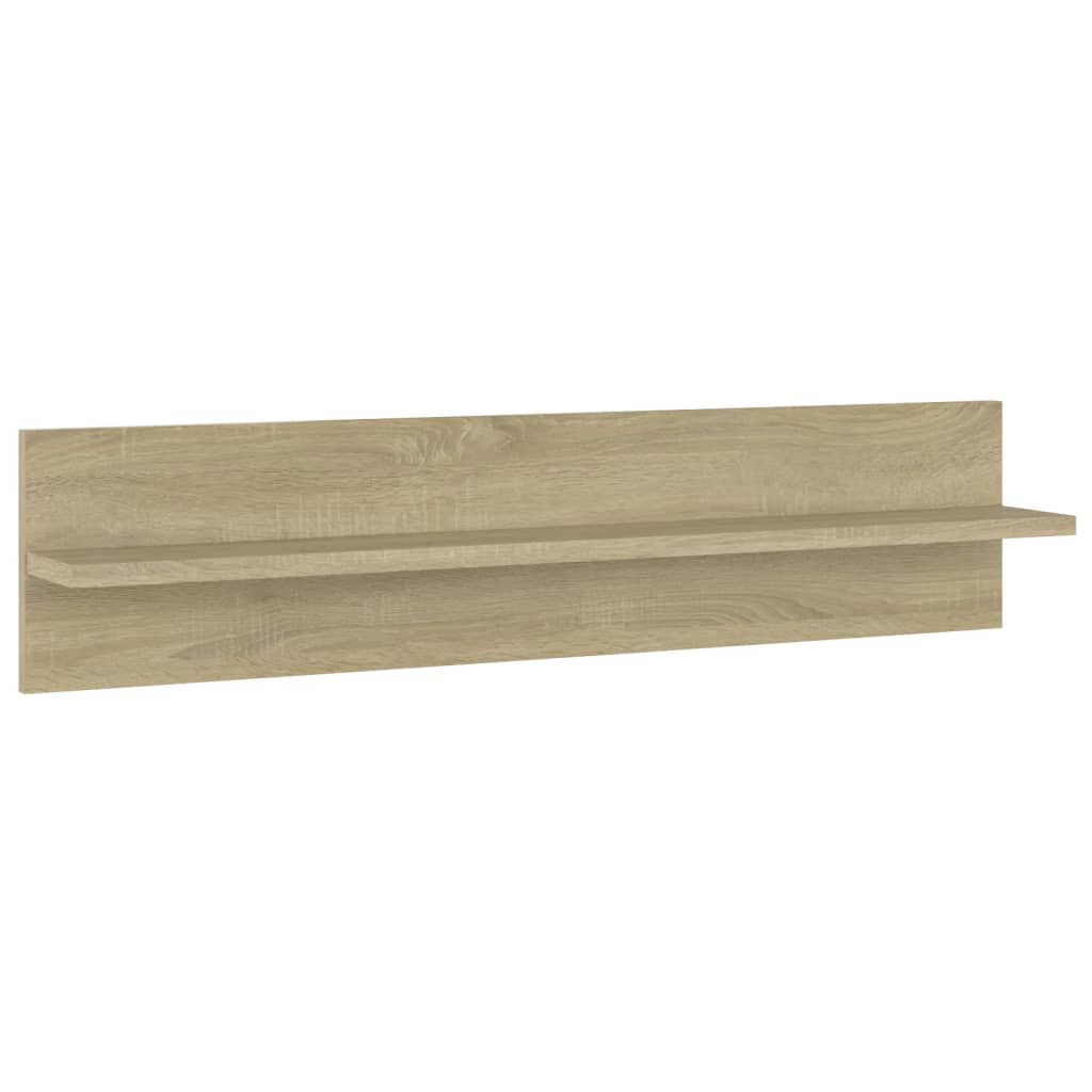 vidaXL Ραφιέρες Τοίχου 2 τεμ. Sonoma Δρυς 80 x 11,5 x 18εκ Μοριοσανίδα
