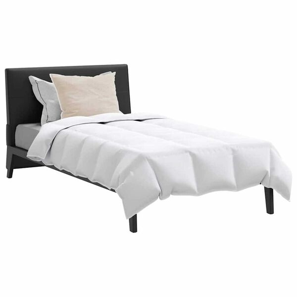 vidaXL Σετ Παπλωμάτων με μαξιλάρι 2 pcs Λευκό 155 x 220 cm Πούπουλο