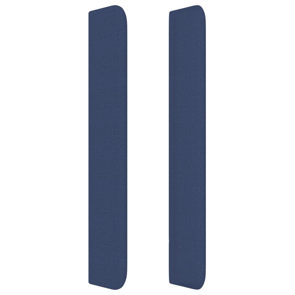 vidaXL Κεφαλάρι με Πτερύγια Μπλε 183x16x118/128 εκ. Υφασμάτινο