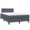 vidaXL Box Spring &Kappa;&rho;&epsilon;&beta;ά&tau;&iota; &mu;&epsilon; &sigma;&tau;&rho;ώ&mu;&alpha; &Sigma;&kappa;&omicron;ύ&rho;&omicron; &gamma;&kappa;&rho;&iota; 120x220 cm &Beta;&epsilon;&lambda;&omicron;ύ&delta;&iota;&nu;&omicron;