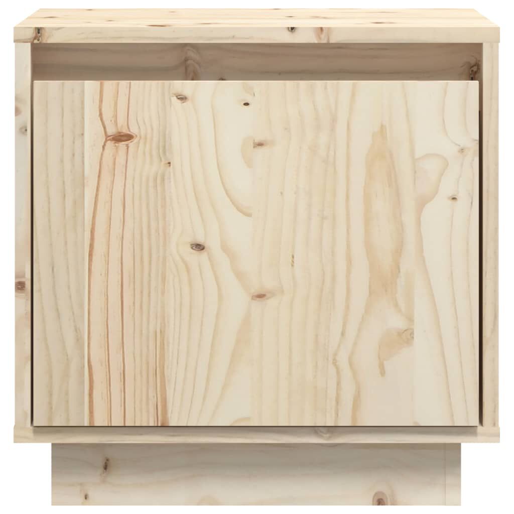 vidaXL Κομοδίνα 2 τεμ. 40 x 30 x 40 εκ. από Μασίφ Ξύλο Πεύκου