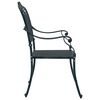 vidaXL Καρέκλα Κήπου 2 pcs Πράσινο 55 x 56.5 x 91εκ Αλουμίνιο