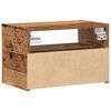 vidaXL Κομοδίνο Επιτοίχιο Όψη Παλαιού Ξύλου 45x26x28,5 εκ.