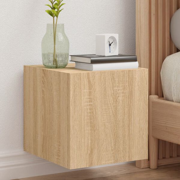 vidaXL Έ&pi;&iota;&pi;&lambda;&omicron; &Tau;&omicron;ί&chi;&omicron;&upsilon; &Tau;&eta;&lambda;&epsilon;ό&rho;&alpha;&sigma;&eta;&sigmaf; &mu;&epsilon; LED Sonoma &Delta;&rho;&upsilon;&sigmaf; 30,5x35x30 &epsilon;&kappa;.