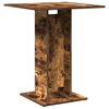 vidaXL Τραπέζι Bistro Καπνιστή Δρυς 60x60x75 εκ από Επεξεργασμένο Ξύλο