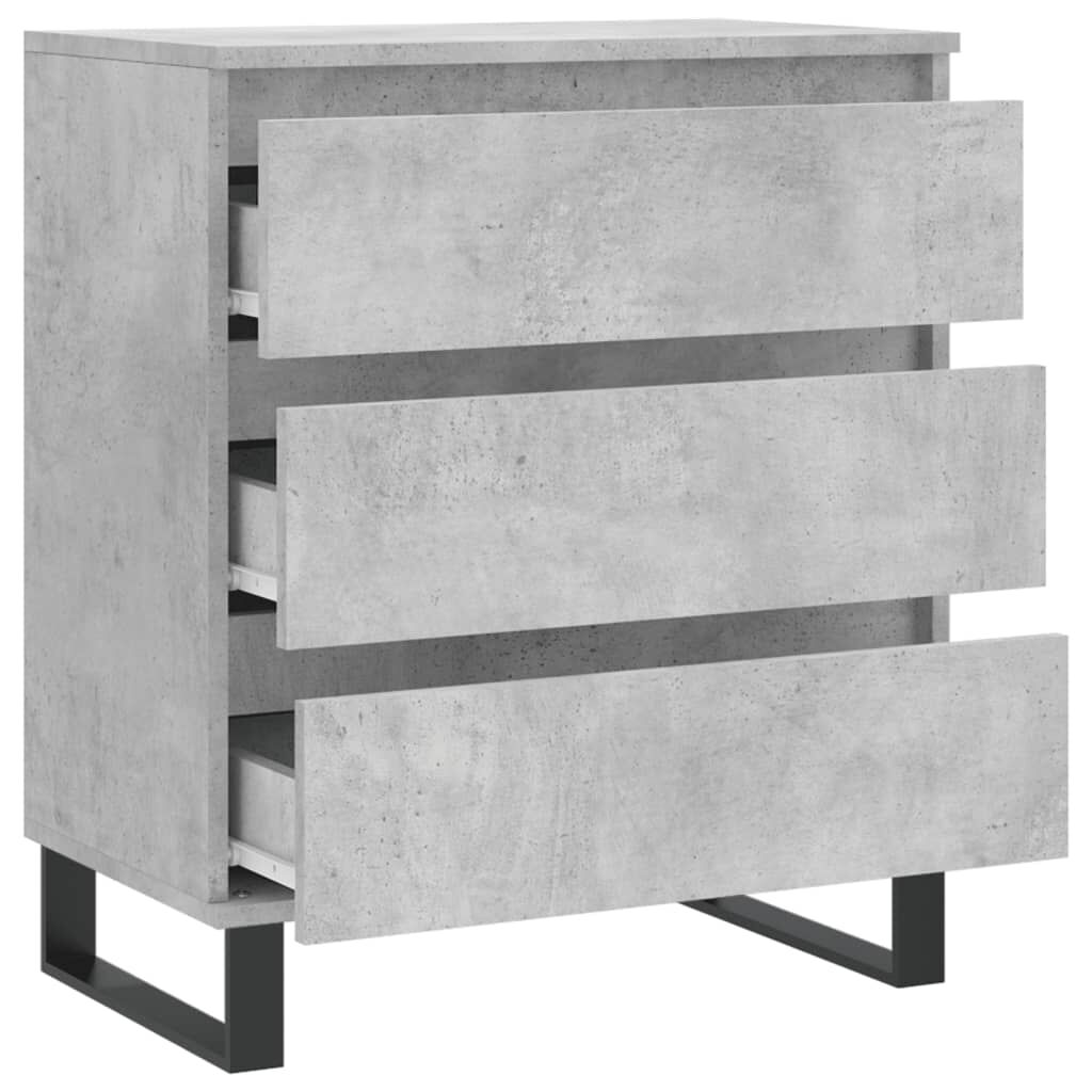 vidaXL Ντουλάπι Γκρι Σκυροδέματος 60x35x70 εκ. Επεξεργασμένο Ξύλο