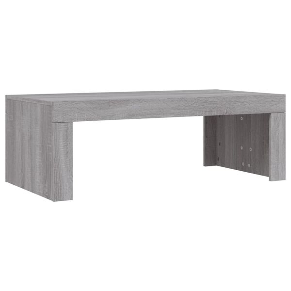 vidaXL Τραπεζάκι Σαλονιού Γκρι Sonoma 102x50x36 εκ. Επεξεργασμένο Ξύλο