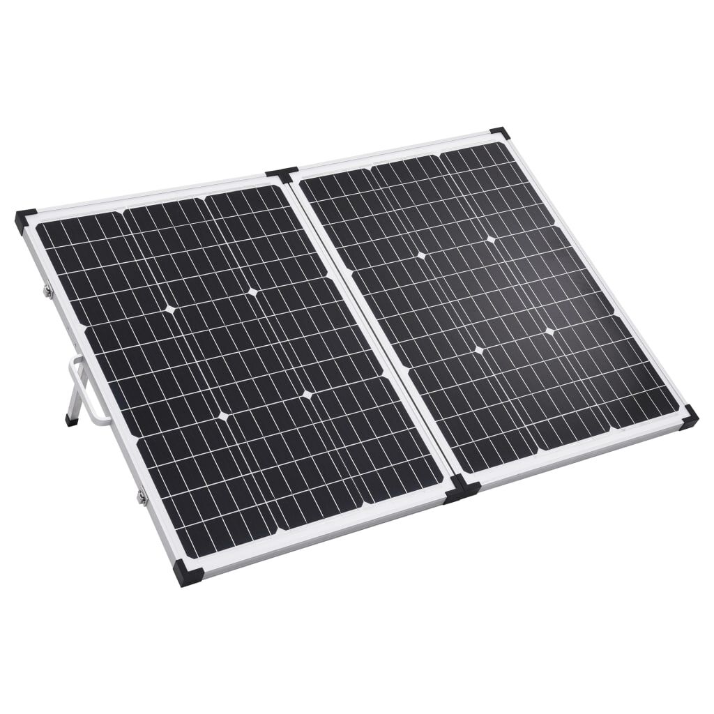 vidaXL Ηλιακή Βαλίτσα με Φωτοβολταϊκά Πάνελ 120 W 12 V