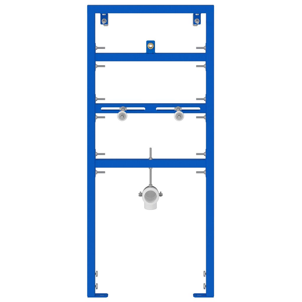 vidaXL Κρυφή Στήριξη για Ουρητήριο 50x115-139 εκ Ατσάλι