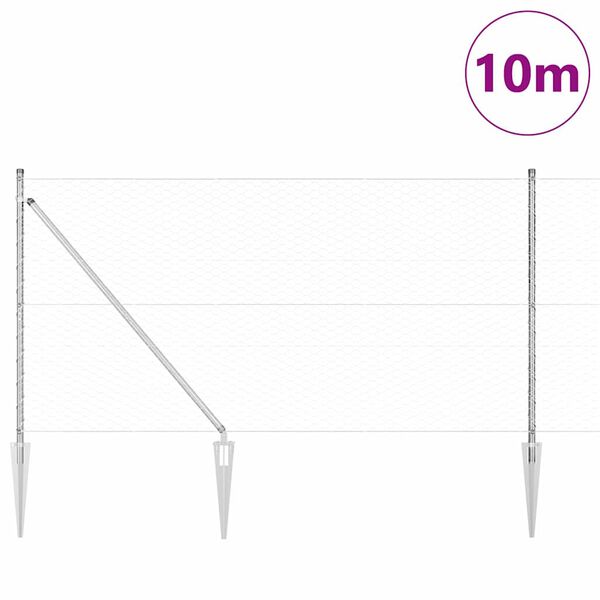 vidaXL &Sigma;&tau;ύ&lambda;&omicron;&sigmaf; &Pi;&epsilon;&rho;&iota;&phi;&rho;ά&xi;&epsilon;&omega;&nu; &Alpha;&sigma;&eta;&mu;ί 10 x 1,2 &mu; (36 &chi;&iota;&lambda; &sigma;&kappa;ά&phi;&eta;) &Alpha;&tau;&sigma;ά&lambda;&iota;