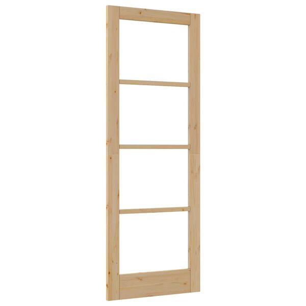 vidaXL Εσωτερική Πόρτα με Γυαλί "ORKDAL" 78x211x4 cm Στερεό Ξύλο Πεύκο
