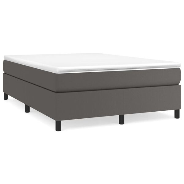 vidaXL &Kappa;&rho;&epsilon;&beta;ά&tau;&iota; Boxspring &mu;&epsilon; &Sigma;&tau;&rho;ώ&mu;&alpha; &Gamma;&kappa;&rho;&iota; 140x190&epsilon;&kappa;. &alpha;&pi;ό &Sigma;&upsilon;&nu;&theta;&epsilon;&tau;&iota;&kappa;ό &Delta;έ&rho;&mu;&alpha;