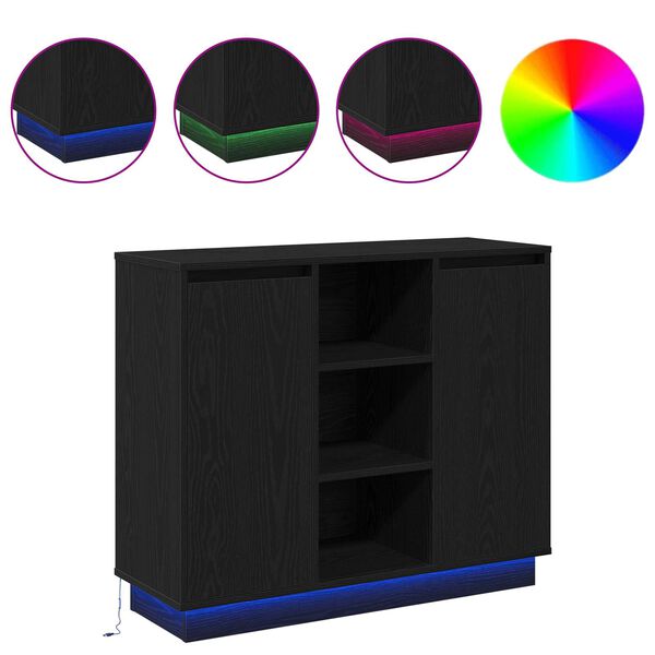 vidaXL &Pi;&lambda;&epsilon;&upsilon;&rho;&iota;&kappa;ό &Tau;&rho;&alpha;&pi;έ&zeta;&iota; LED &Mu;&alpha;ύ&rho;&eta; &Omicron;&xi;&upsilon;ά 90 x 32 x 75 &epsilon;&kappa;.