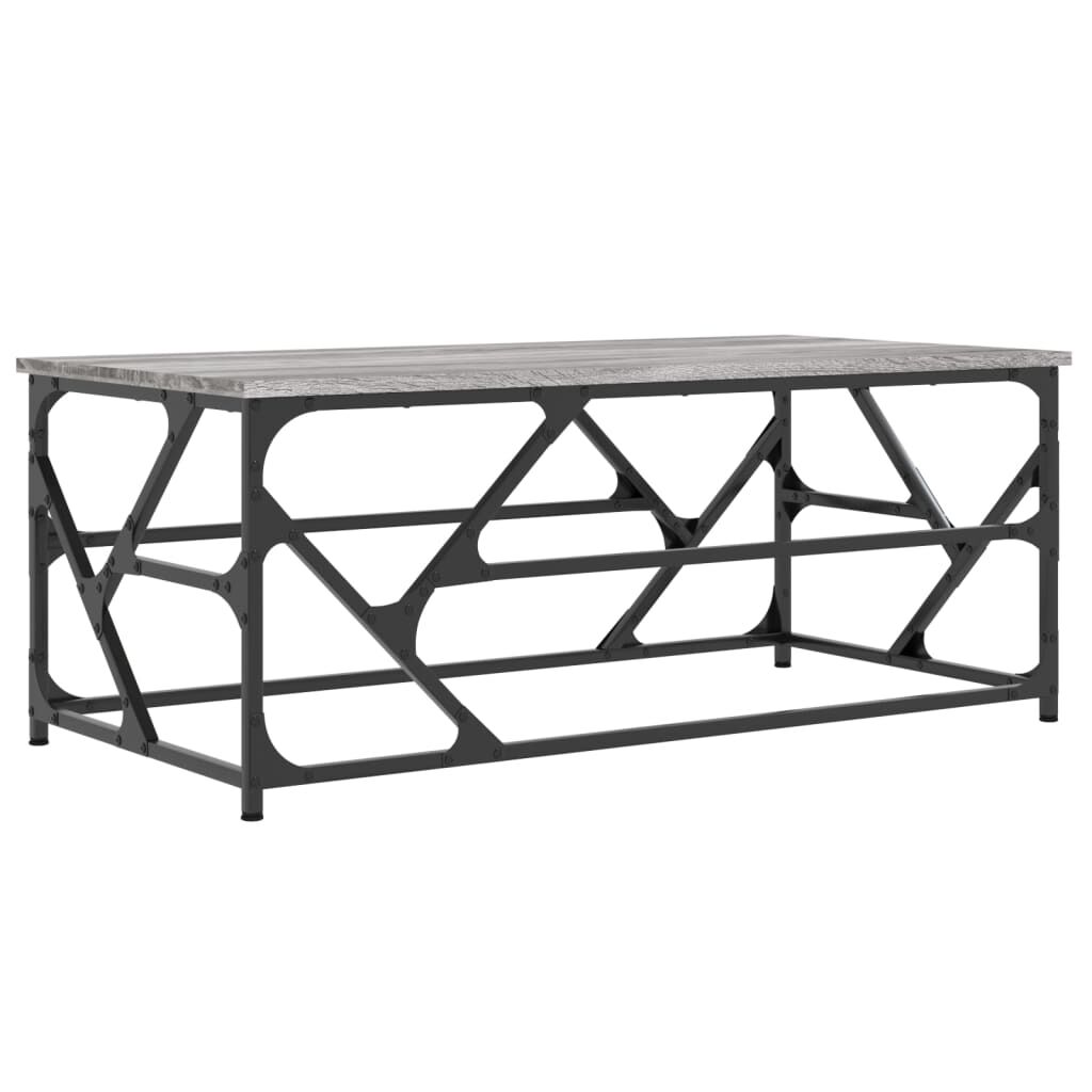 vidaXL Τραπεζάκι Σαλονιού Γκρι Sonoma 100x50x40 εκ. Επεξεργασμένο Ξύλο