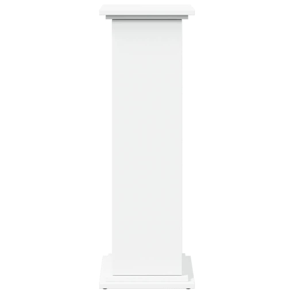 vidaXL Βάση Οθόνης με Αποθ. Λευκή 31x30x90 εκ. Επεξεργασμένο Ξύλο