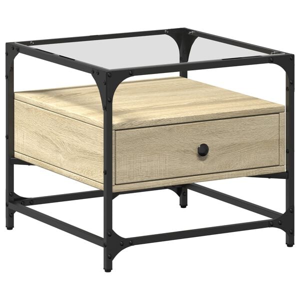 vidaXL &Tau;&rho;&alpha;&pi;&epsilon;&zeta;ά&kappa;&iota; &Sigma;&alpha;&lambda;&omicron;&nu;&iota;&omicron;ύ &Gamma;&upsilon;ά&lambda;&iota;&nu;&eta; &Epsilon;&pi;&iota;&phi;. Sonoma &Delta;&rho;&upsilon;&sigmaf; 50x50x45&epsilon;&kappa;. &Alpha;&tau;&sigma;ά&lambda;&iota;