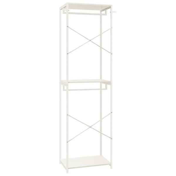 vidaXL &Nu;&tau;&omicron;&upsilon;&lambda;ά&pi;&alpha; &Lambda;&epsilon;&upsilon;&kappa;ή 60 x 40 x 213 &epsilon;&kappa;. &alpha;&pi;ό &Mu;έ&tau;&alpha;&lambda;&lambda;&omicron; & &Mu;&omicron;&rho;&iota;&omicron;&sigma;&alpha;&nu;ί&delta;&alpha;