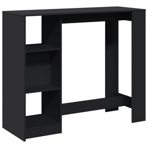 vidaXL &Tau;&rho;&alpha;&pi;έ&zeta;&iota; &Kappa;&omicron;&nu;&sigma;ό&lambda;&alpha; &mu;&epsilon; &Rho;ά&phi;&iota; &Mu;&alpha;ύ&rho;&omicron; 124x46x103,5 &epsilon;&kappa;. &Epsilon;&pi;&epsilon;&xi;&epsilon;&rho;&gamma;. &Xi;ύ&lambda;&omicron;