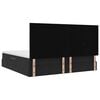 vidaXL Κρεβάτι με αποθηκευτικό χώρο και LED Μαύρο 200 x 200 cm Βελούδο