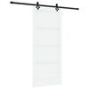 vidaXL &Sigma;&upsilon;&rho;ό&mu;&epsilon;&nu;&eta; &Pi;ό&rho;&tau;&alpha; 86 x 198,5 cm &Epsilon;&pi;&epsilon;&xi;&epsilon;&rho;&gamma;&alpha;&sigma;&mu;έ&nu;&omicron; &Xi;ύ&lambda;&omicron; &Lambda;&epsilon;&upsilon;&kappa;ό &kappa;&alpha;&iota; &Mu;&alpha;ύ&rho;&omicron;