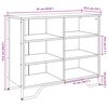 vidaXL Ντουλάπι Καπνιστή Δρυς 91x35,5x74,5 εκ. Επεξεργασμένο Ξύλο
