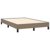 vidaXL Πλαίσιο Κρεβατιού χωρίς στρώμα Taupe 120x190 εκ. Υφασμάτινο