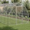 vidaXL Τρέξιμο για κοτόπουλα 2,5x12x2,25 μ. από Γαλβ. Χάλυβα